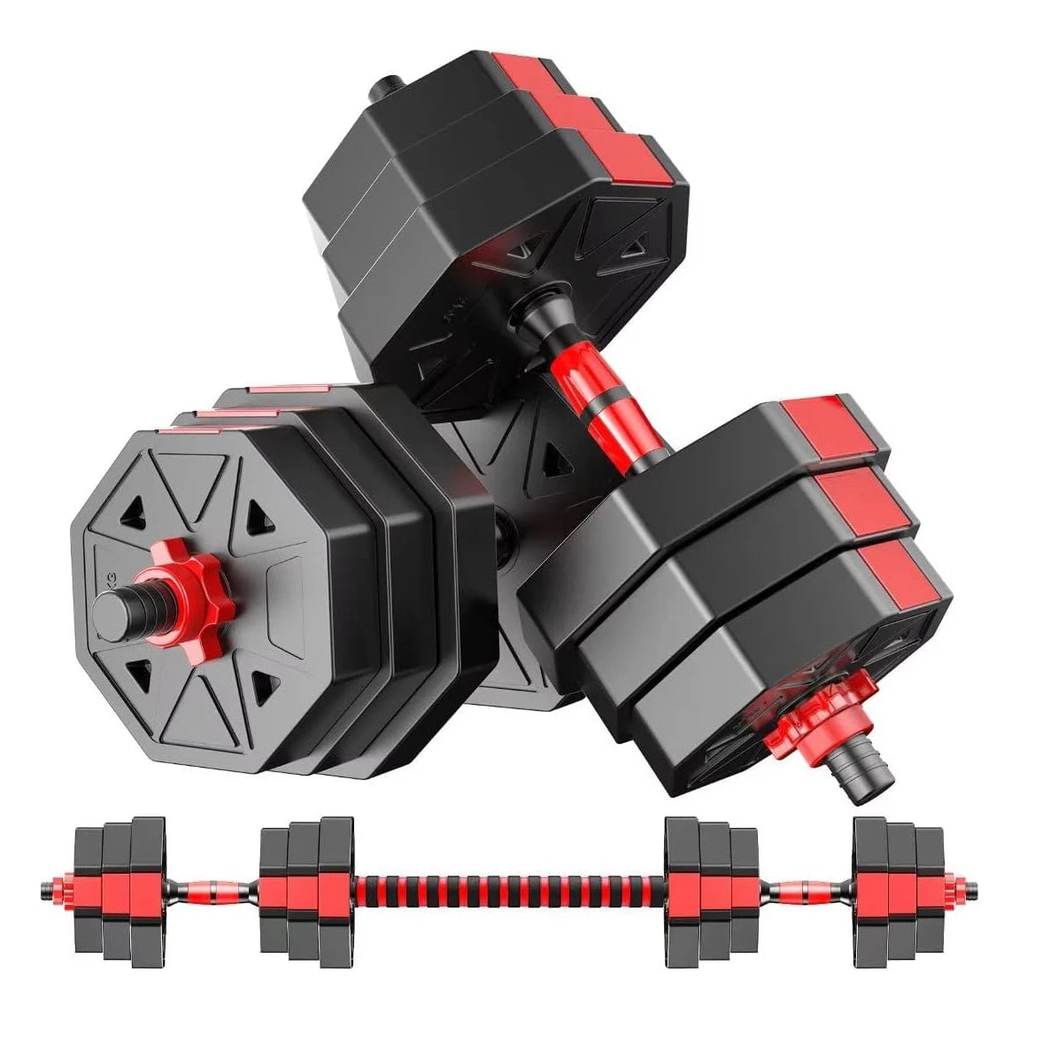 Adjustable Dumbbell Barbell Set