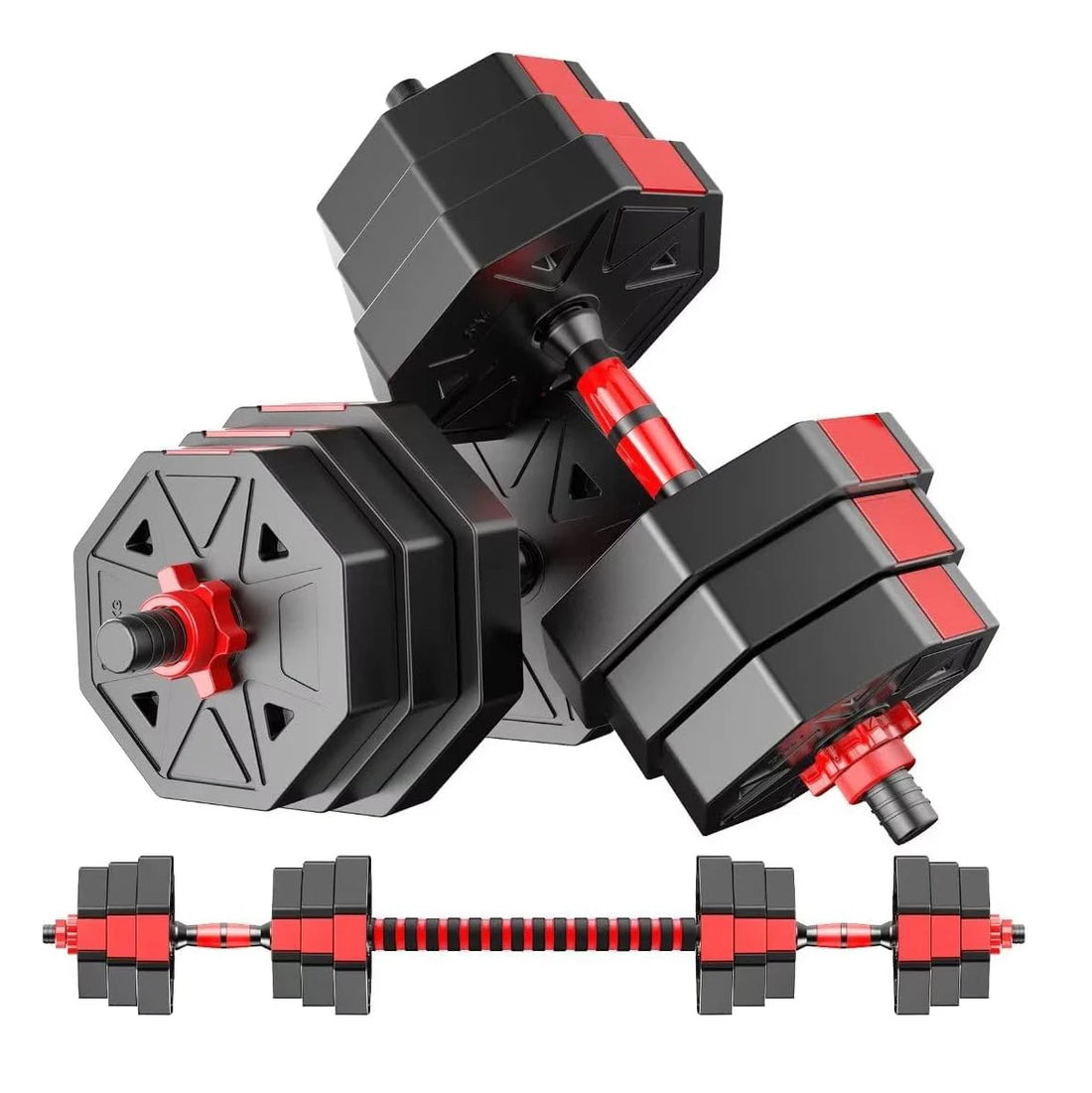 Adjustable Dumbbell Barbell Set