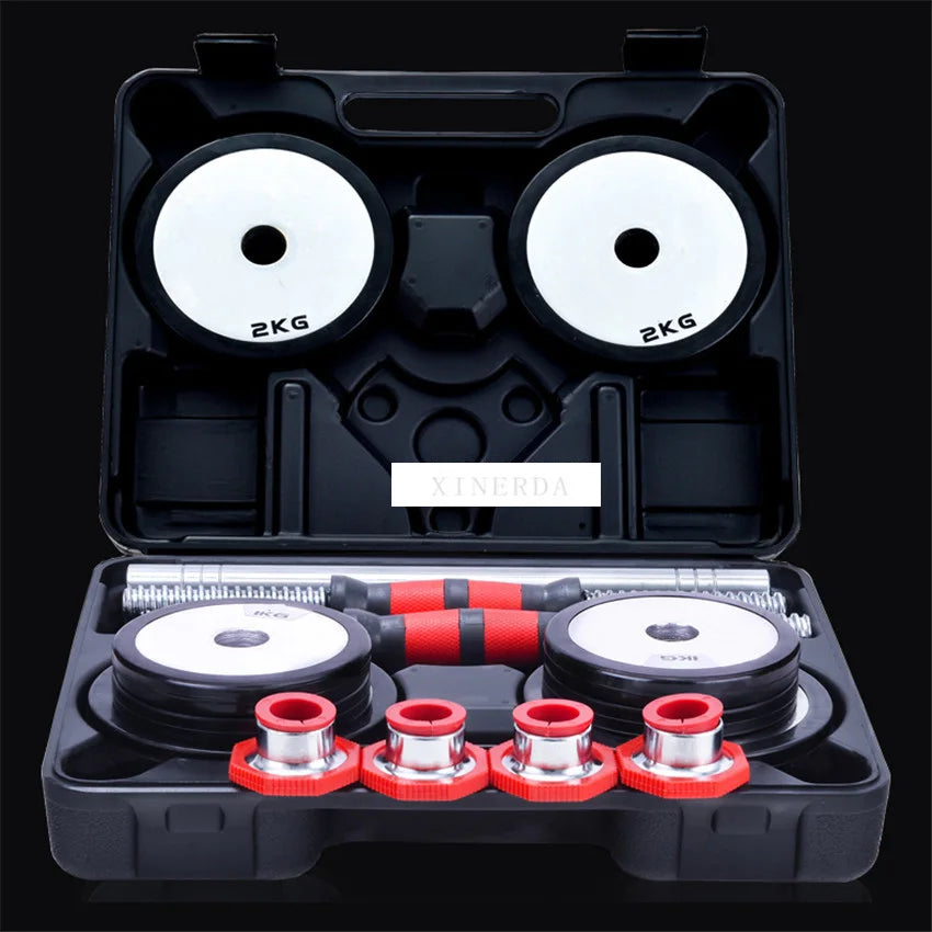 Steel Barbell Dumbbell Set