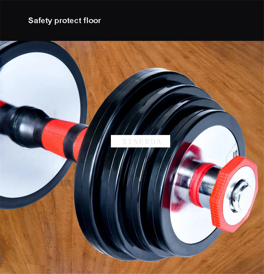 Steel Barbell Dumbbell Set