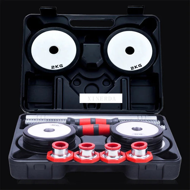 Steel Barbell Dumbbell Set