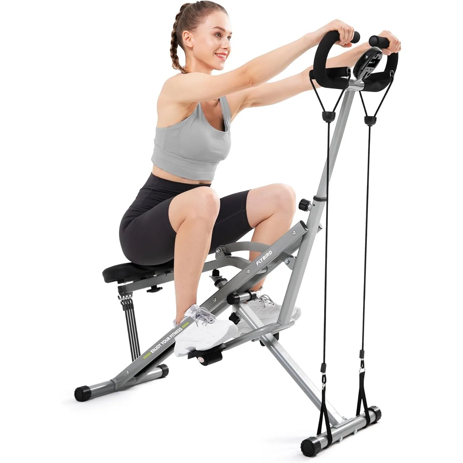 Foldable Squat Row Machine