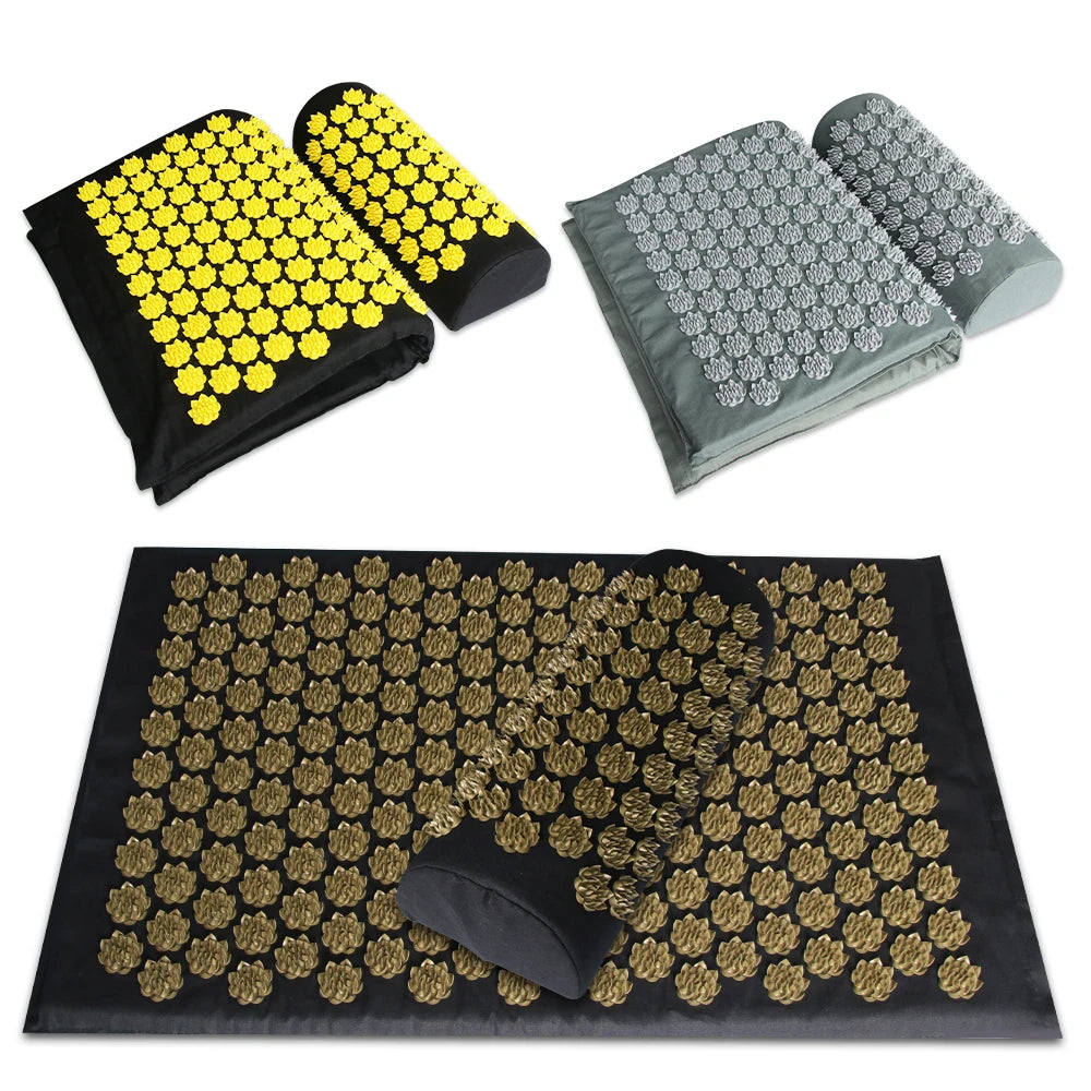 Acupressure Massage Mat Set