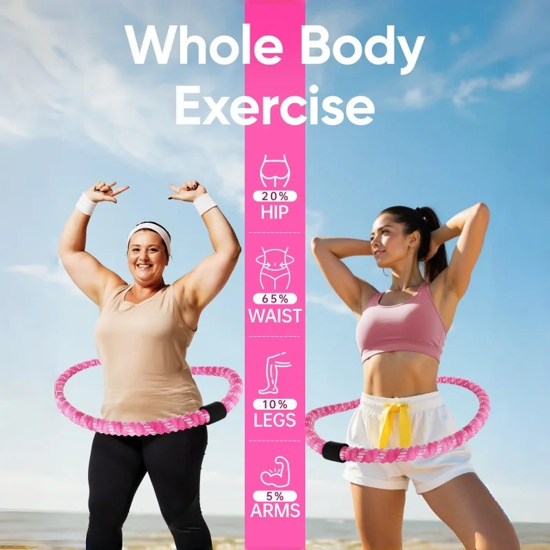 Silent Fitness Exercise Hoop