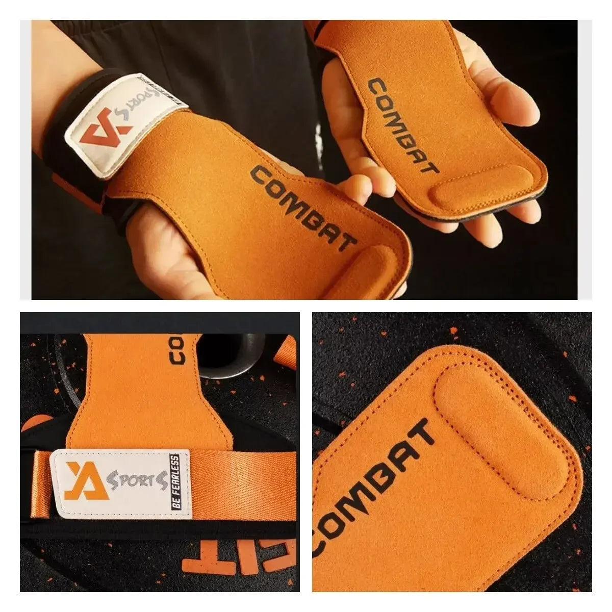 Professional Cowhide Gym Gloves