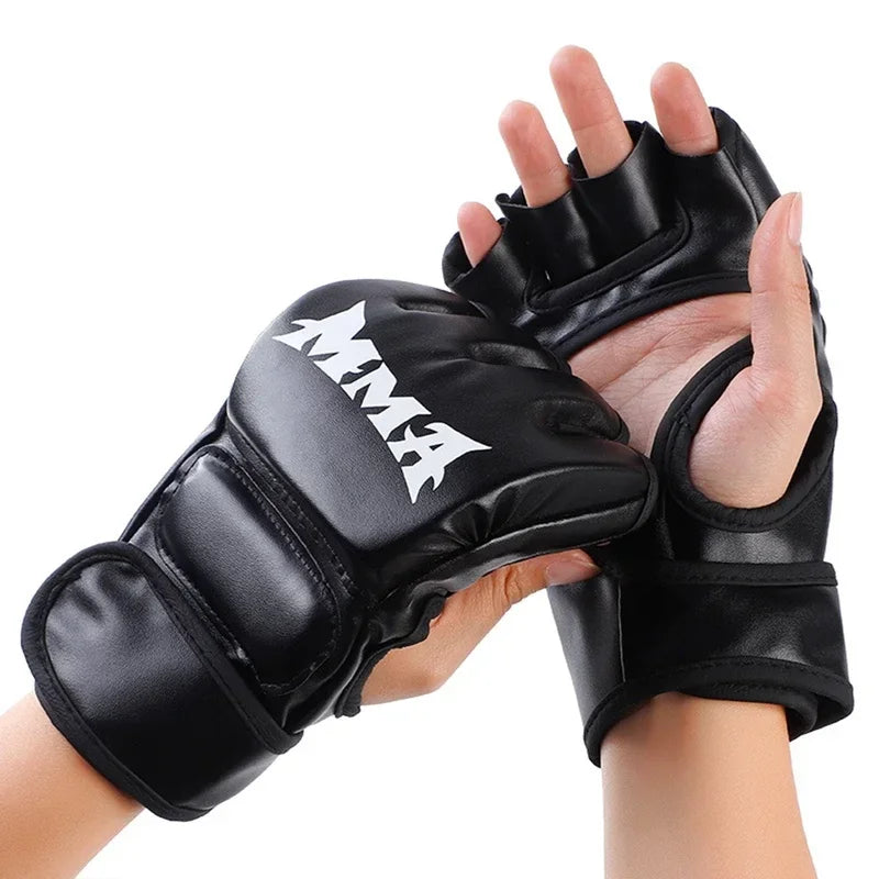 Half Finger Boxing Gloves
