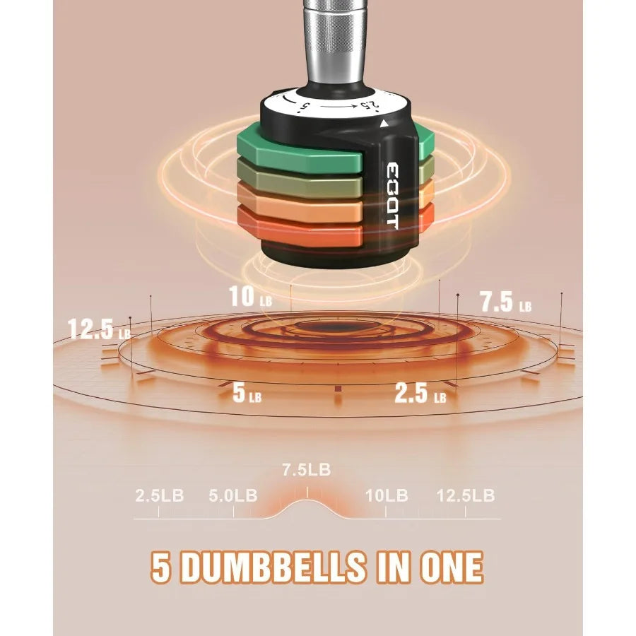 5 In 1 Dumbbells