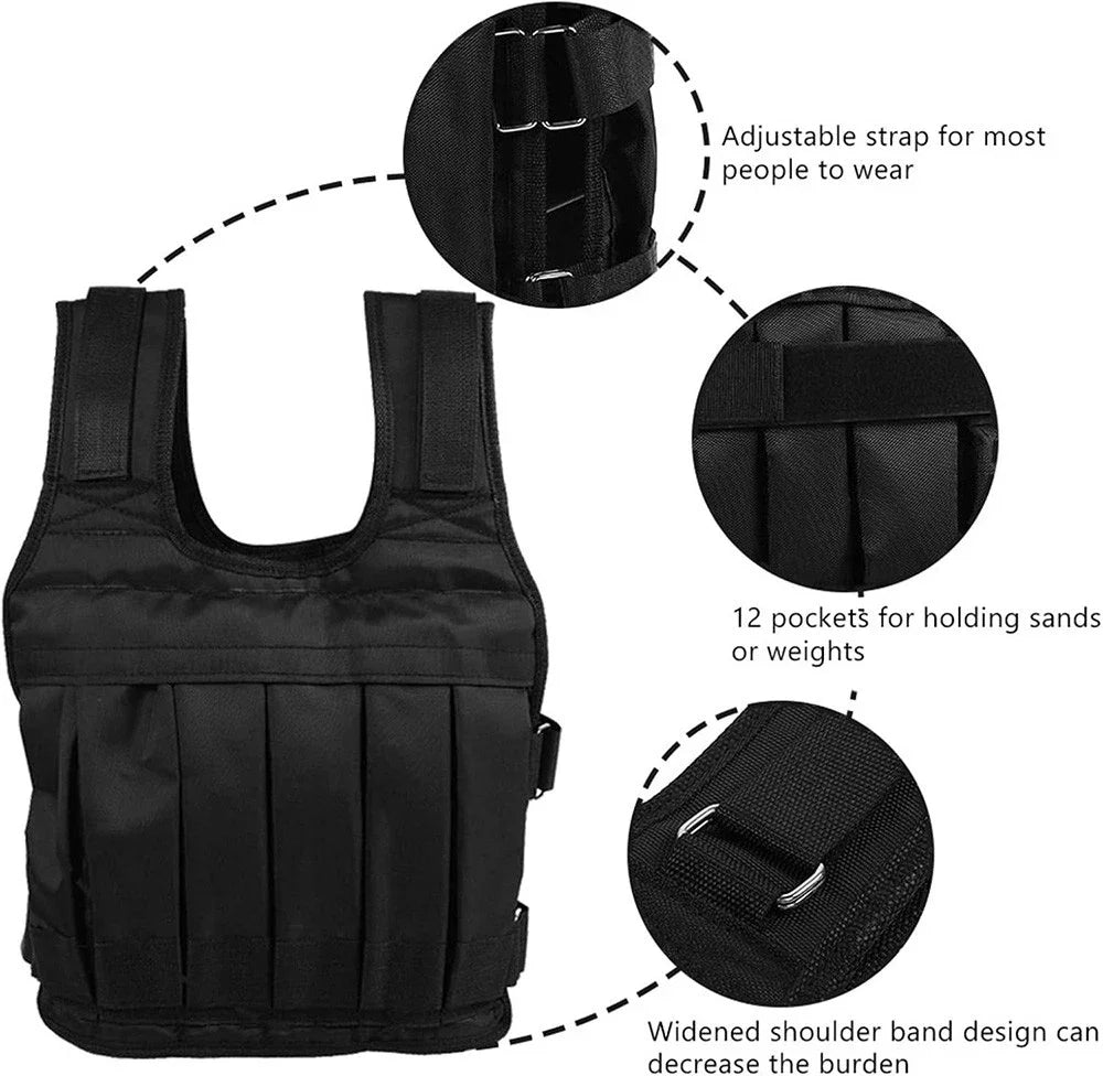 Adjustable Weighted Training Vest