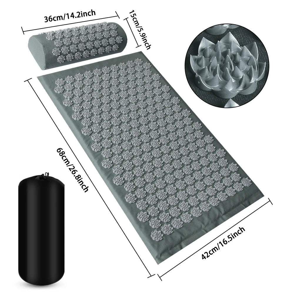 Acupressure Massage Mat Set