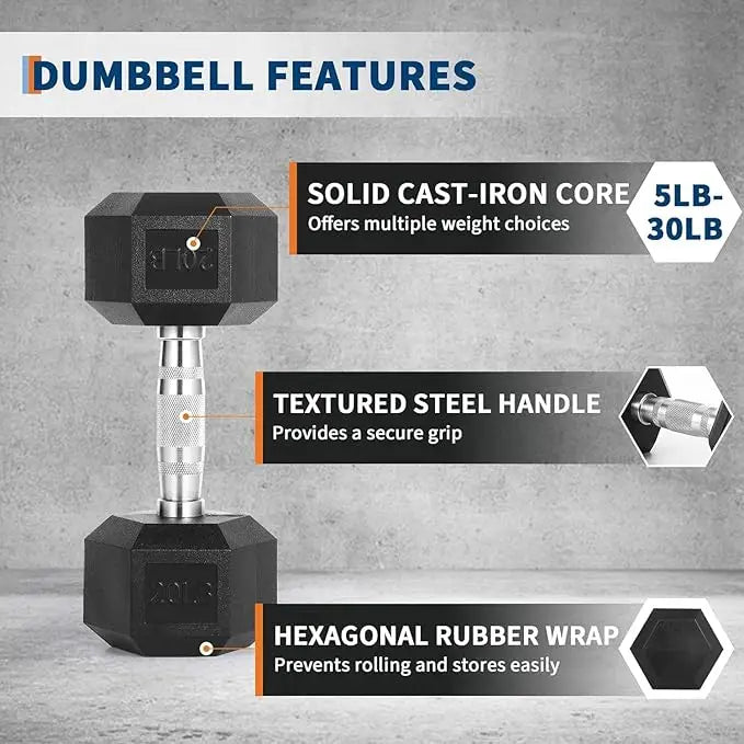 Hex Dumbbell Rack Set