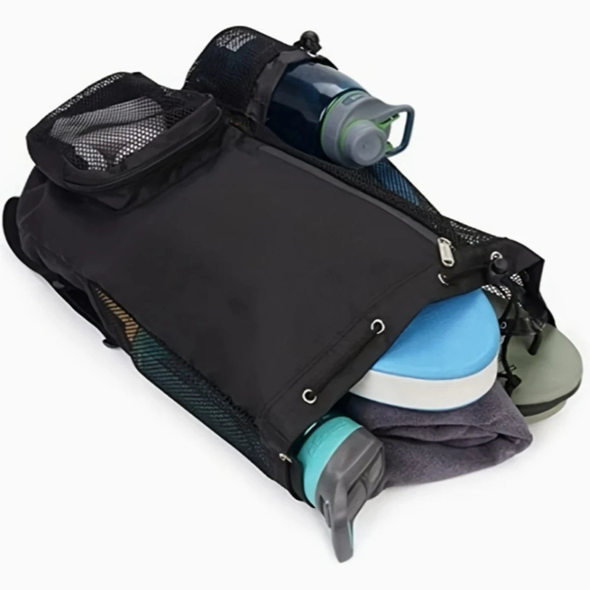 Mesh Drawstring Gym Backpack