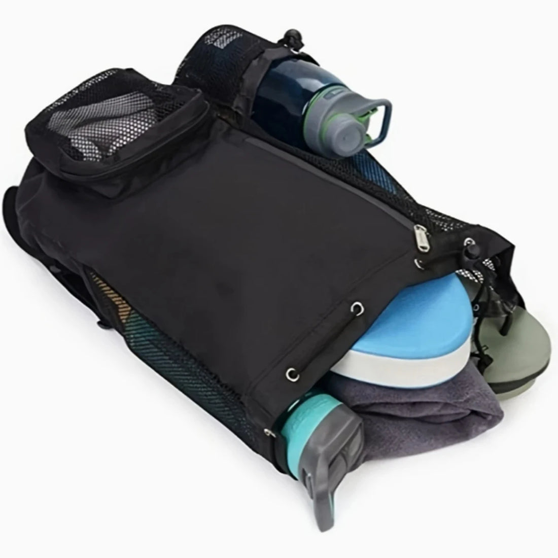 Mesh Drawstring Gym Backpack