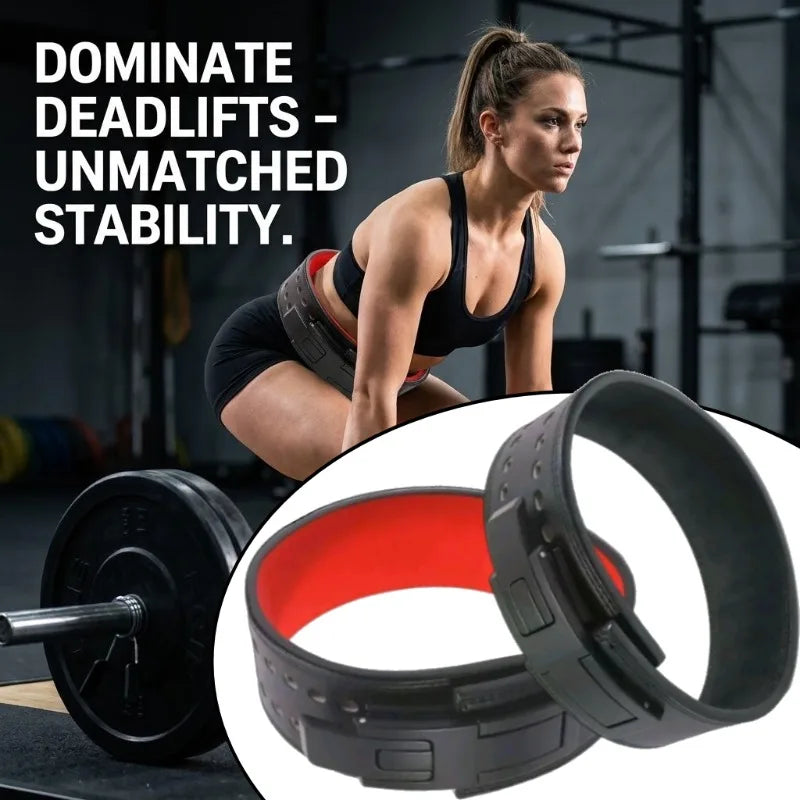 Leather Lever Weightlifting Belt
