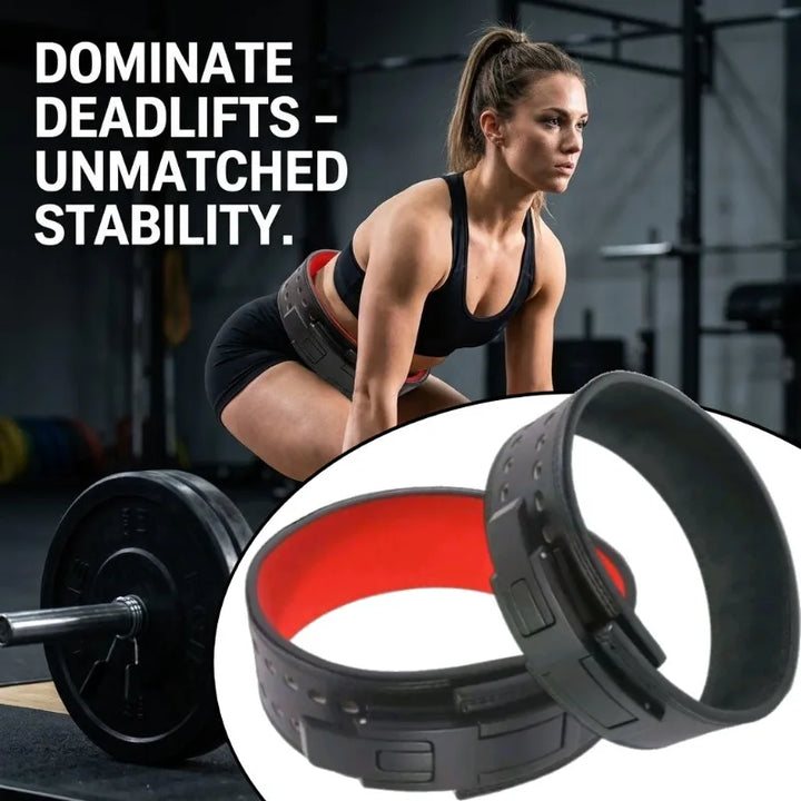 Leather Lever Weightlifting Belt