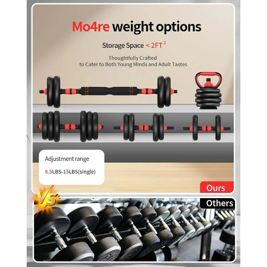 4 In 1 Dumbbells