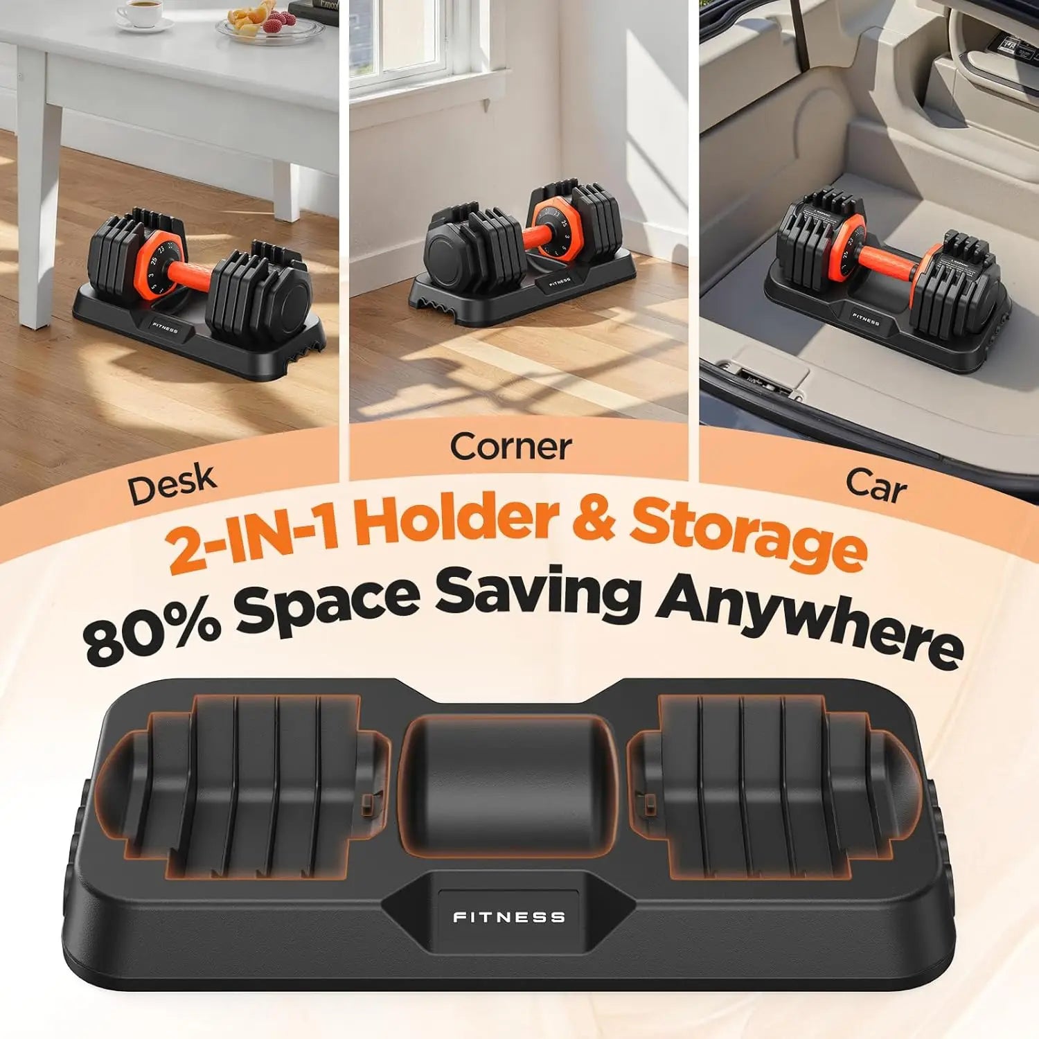 Adjustable Weight Dumbbells