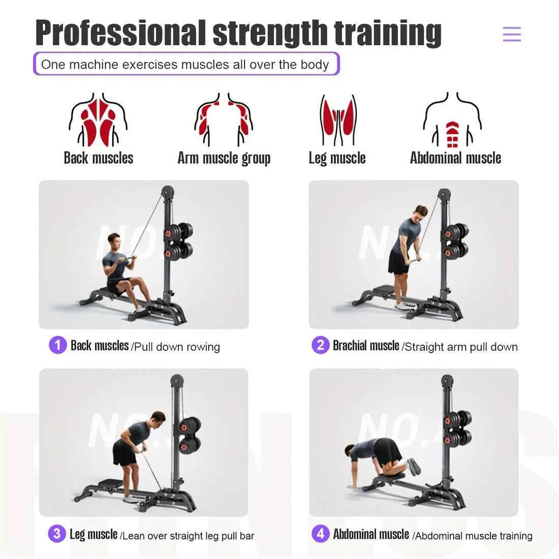 Multifunction Rowing Machine