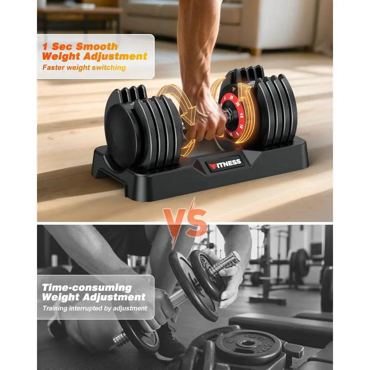 Quick Lock Dumbbells