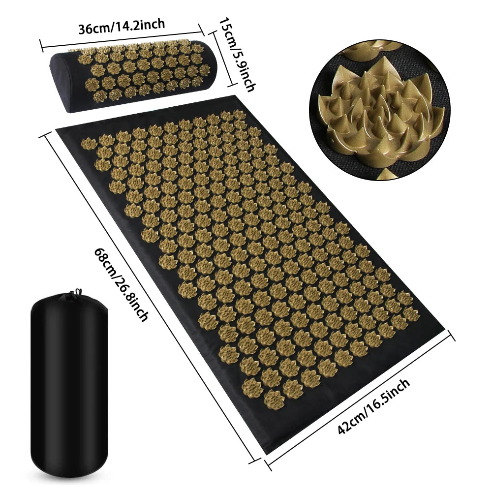Acupressure Massage Mat Set