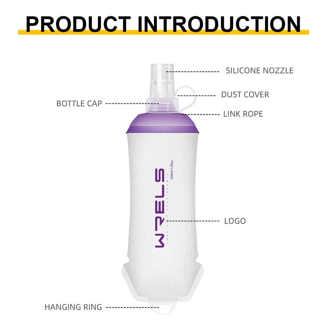 Foldable TPU Water Flask