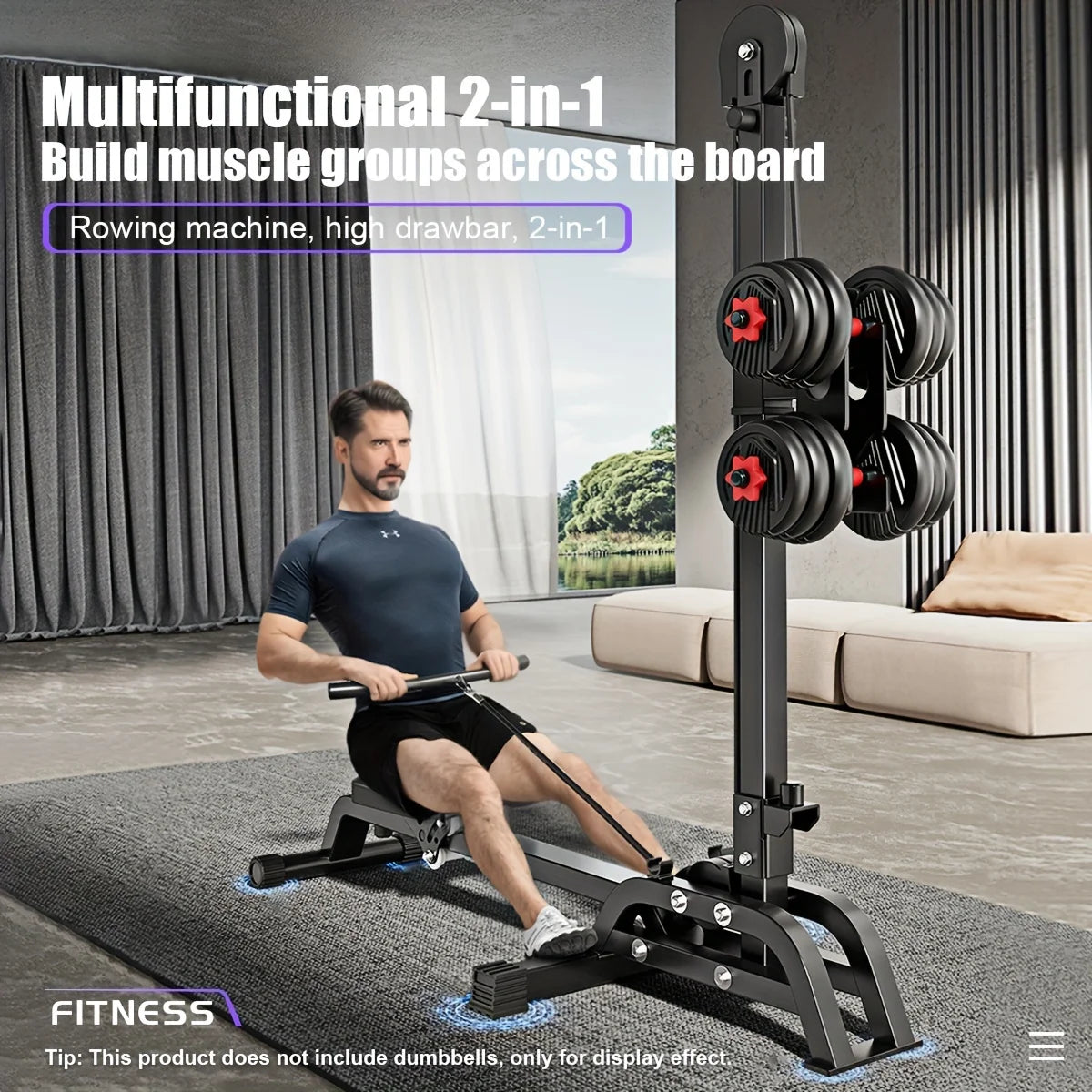 Multifunction Rowing Machine