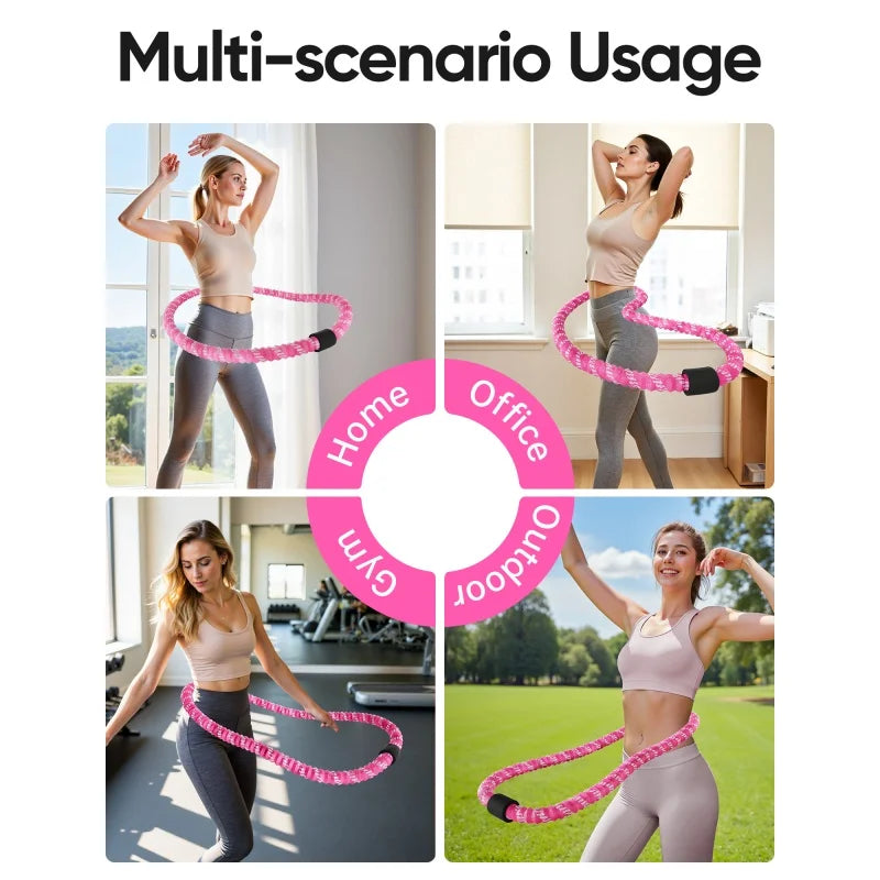 Silent Fitness Exercise Hoop