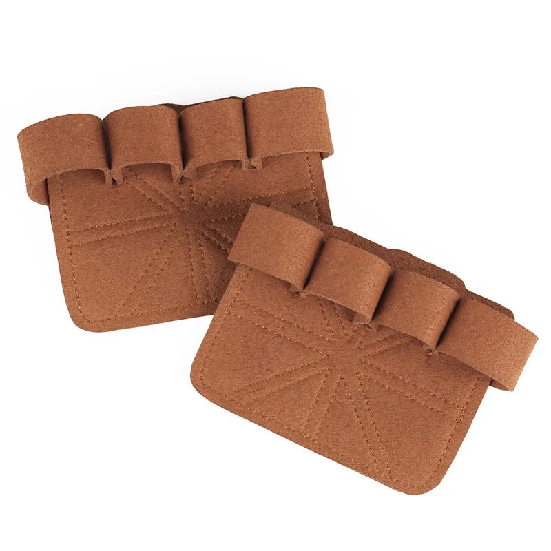 Cowhide Weightlifting Grip Gloves