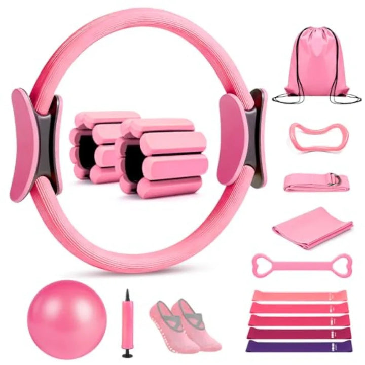 15PCS Pilates Ring Kit
