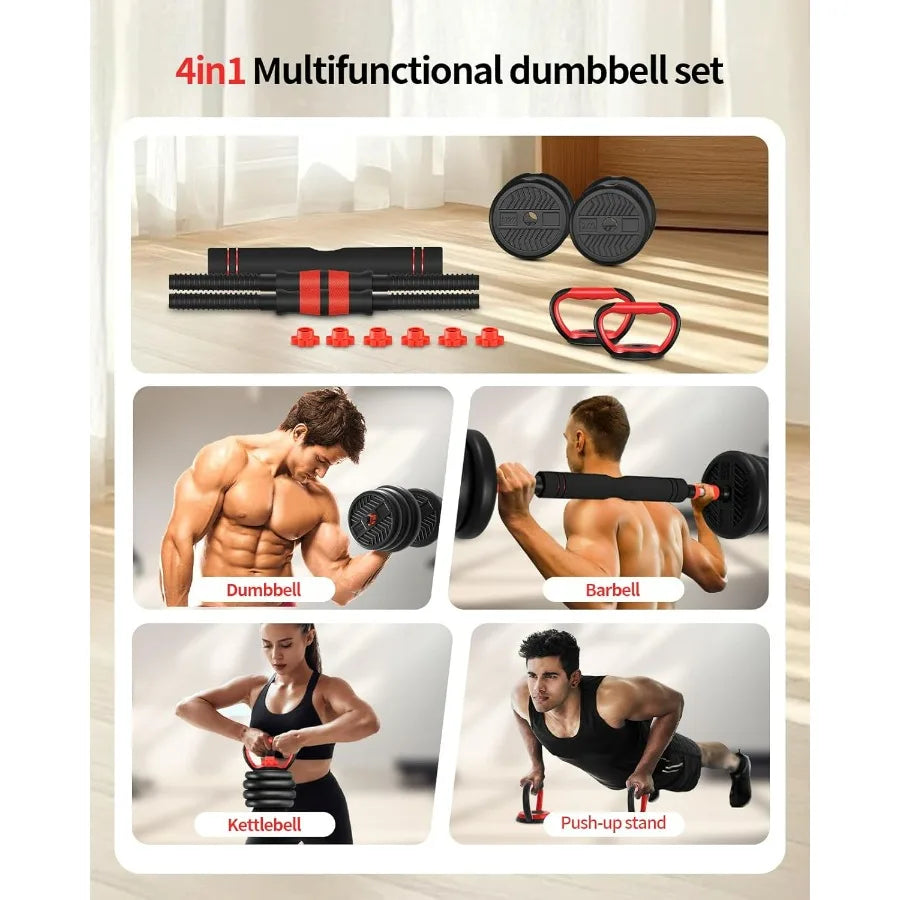 4 In 1 Dumbbells