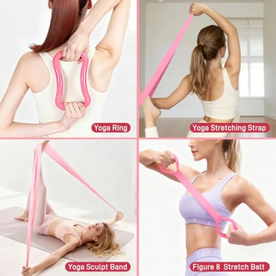 15PCS Pilates Ring Kit