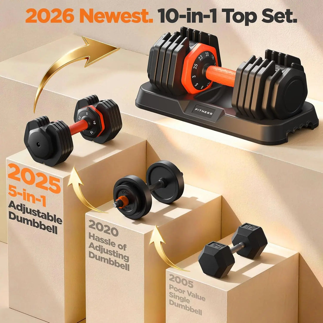 Adjustable Weight Dumbbells