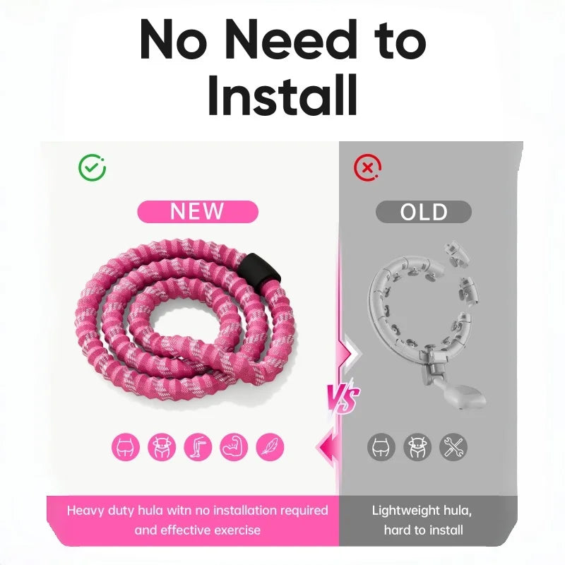 Silent Fitness Exercise Hoop