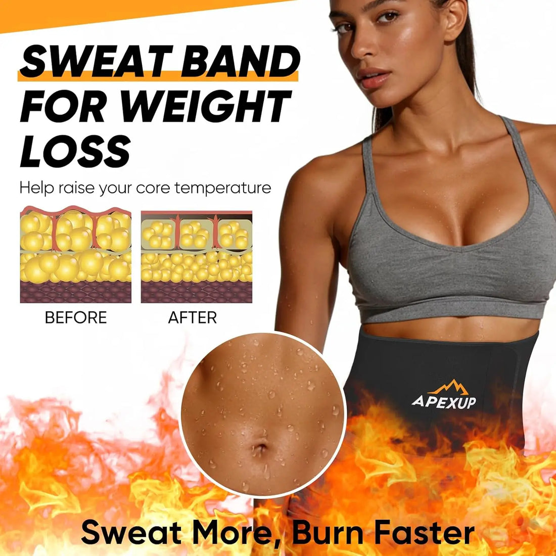 Sweat Waist Trainer Belt