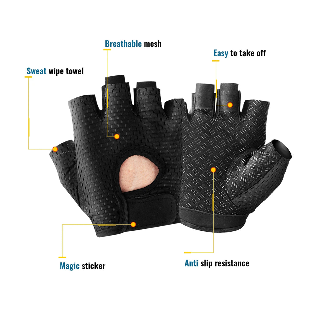 Breathable Fitness Training Gloves