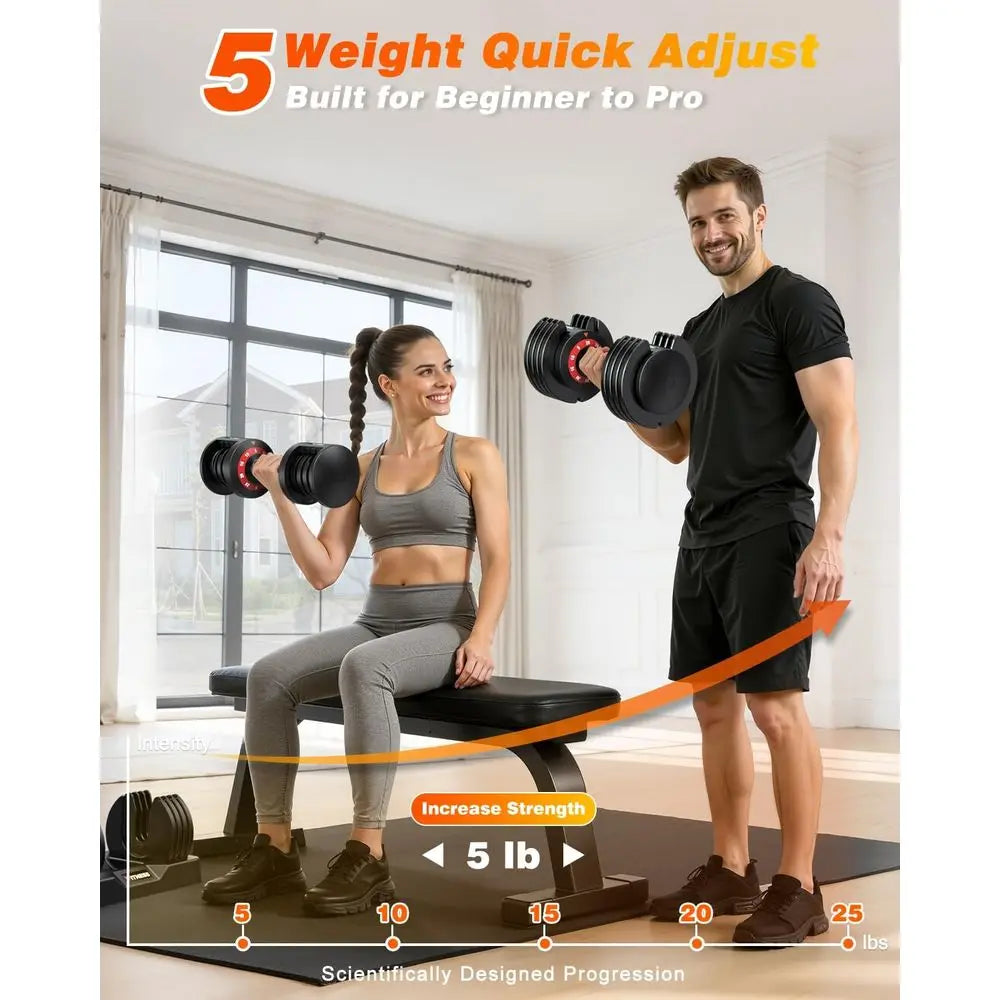 Quick Lock Dumbbells