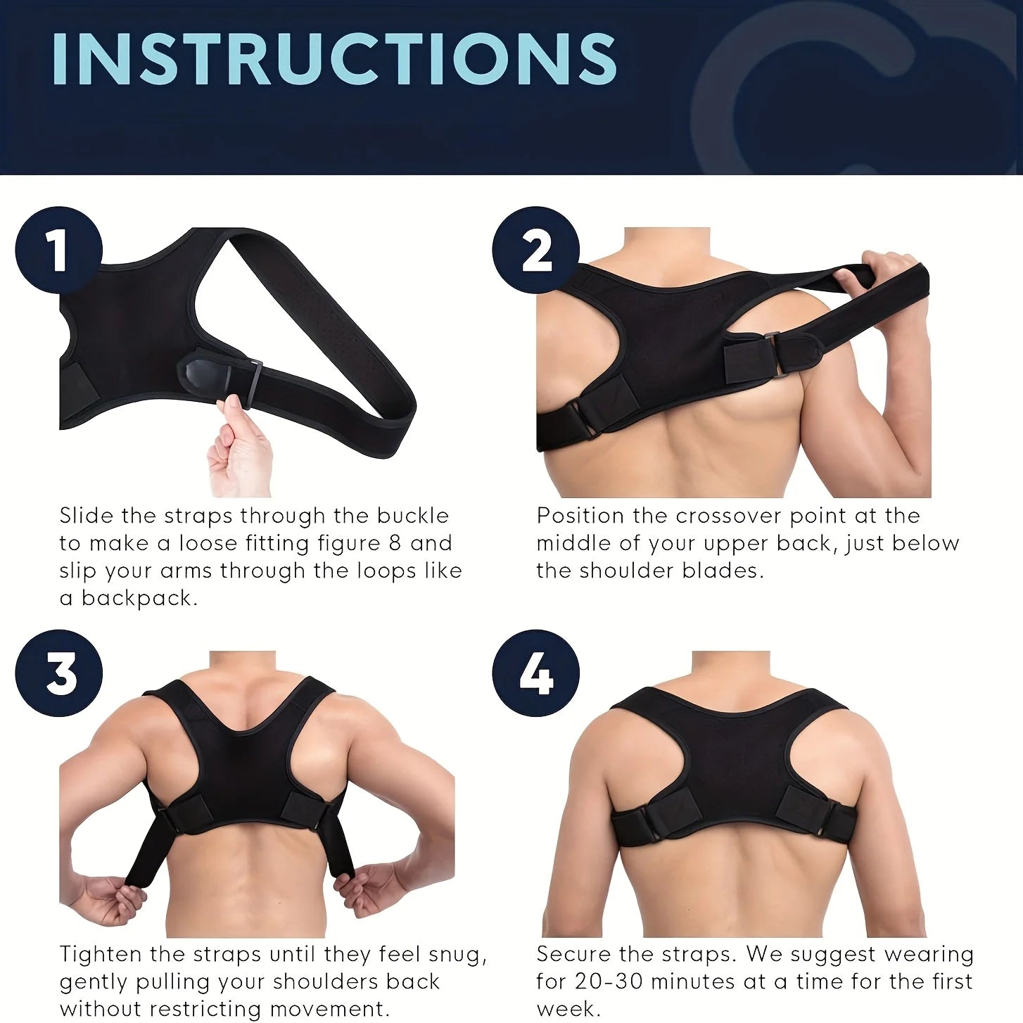 Breathable Posture Support Belt