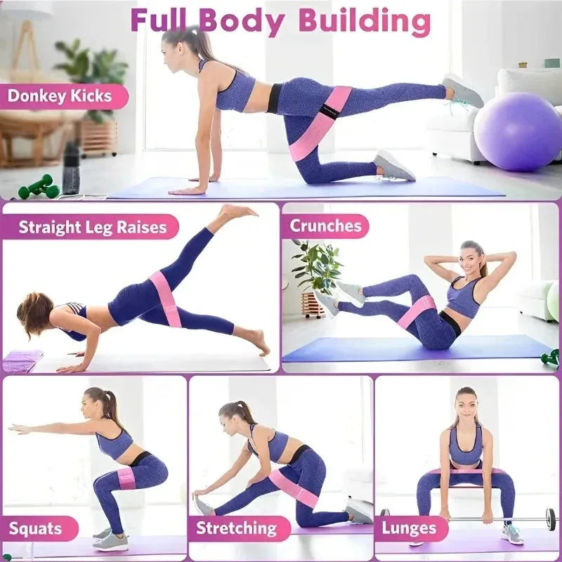 Fabric Hip Resistance Bands