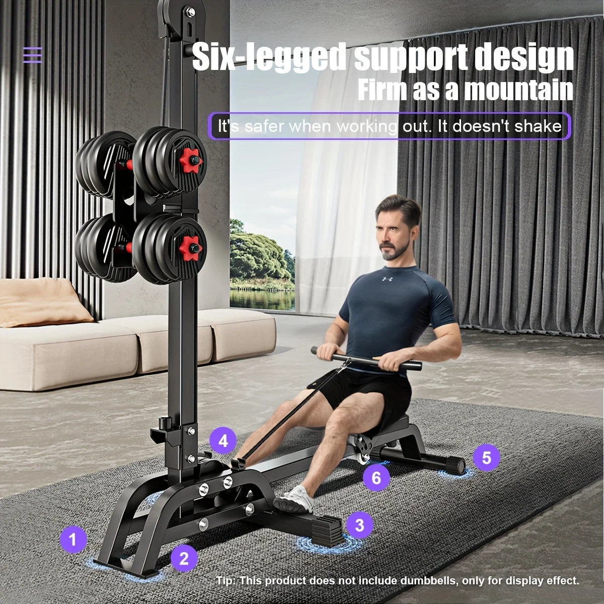 Multifunction Rowing Machine