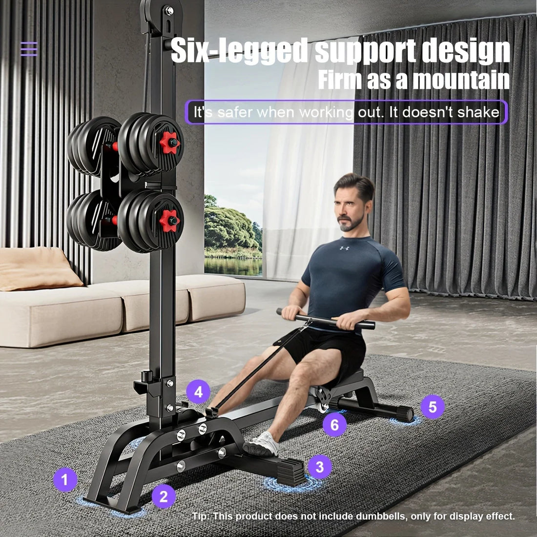 Multifunction Rowing Machine