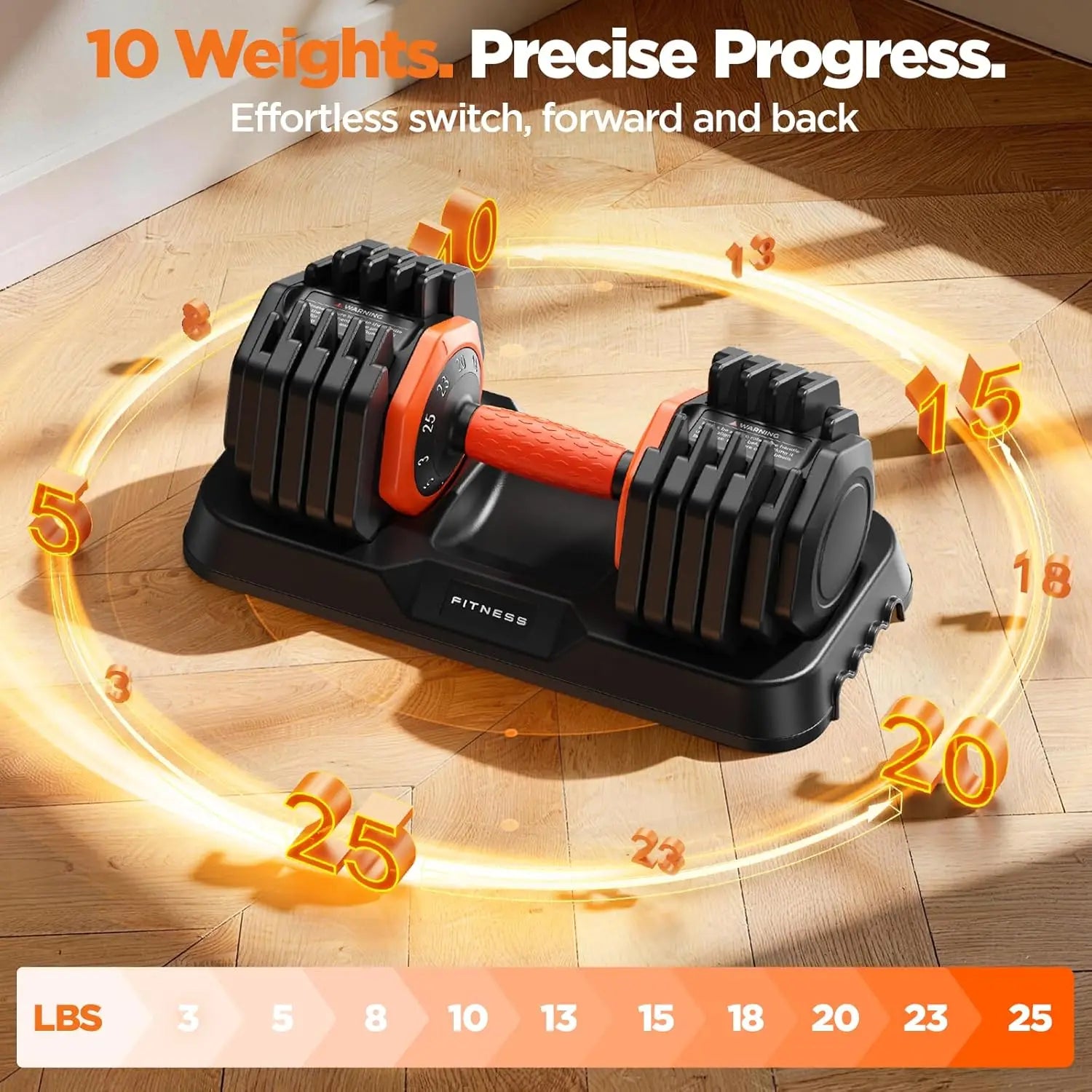 Adjustable Weight Dumbbells