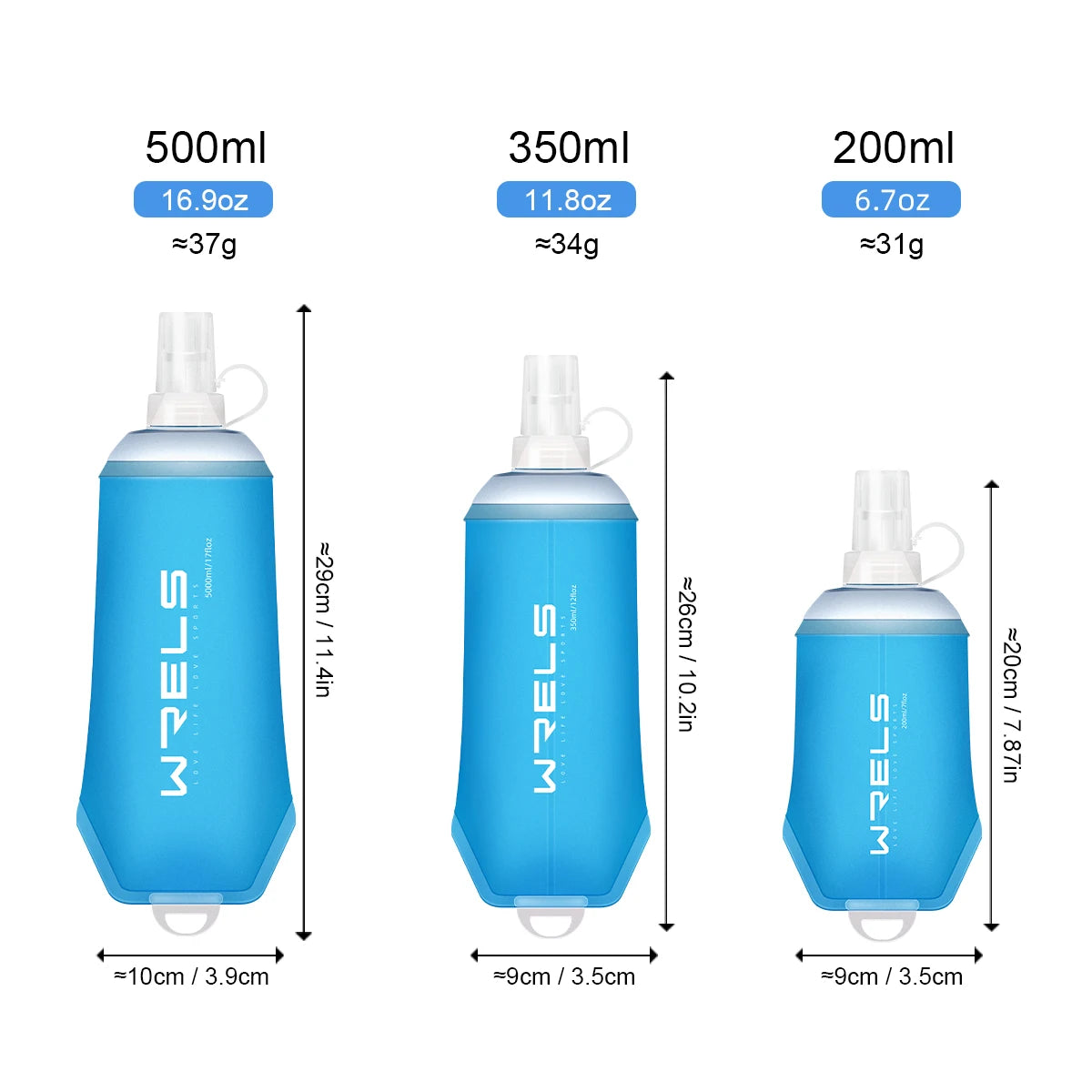 Foldable TPU Water Flask