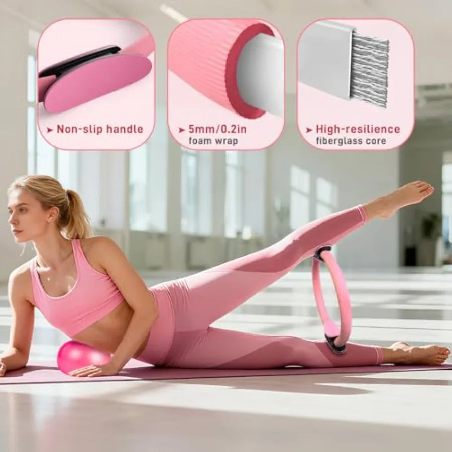 15PCS Pilates Ring Kit
