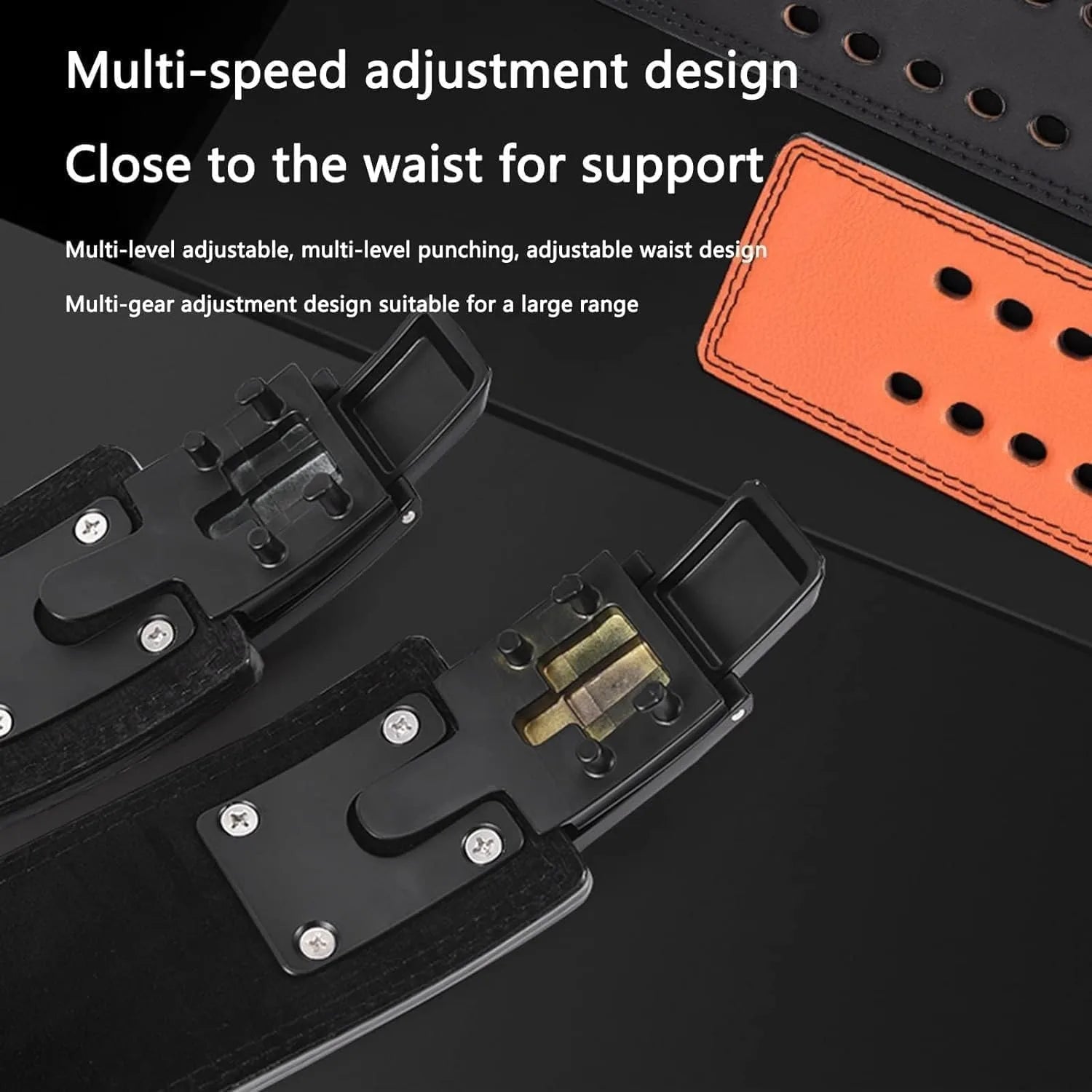 Leather Powerlifting Lever Belt