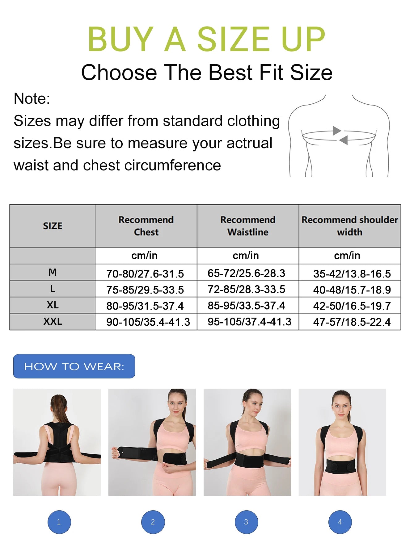 Sport Back Support Brace