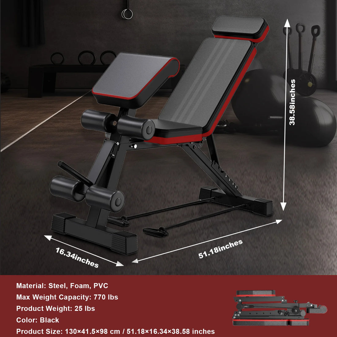 Adjustable Workout Bench
