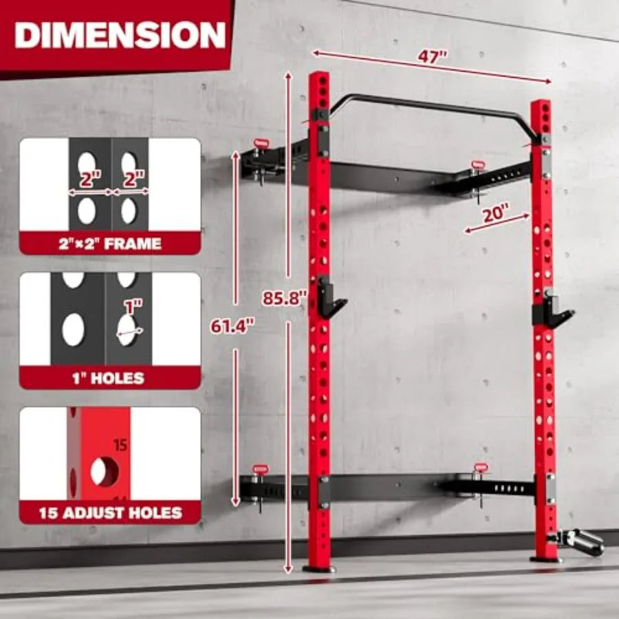 Wall Mounted Squat Rack