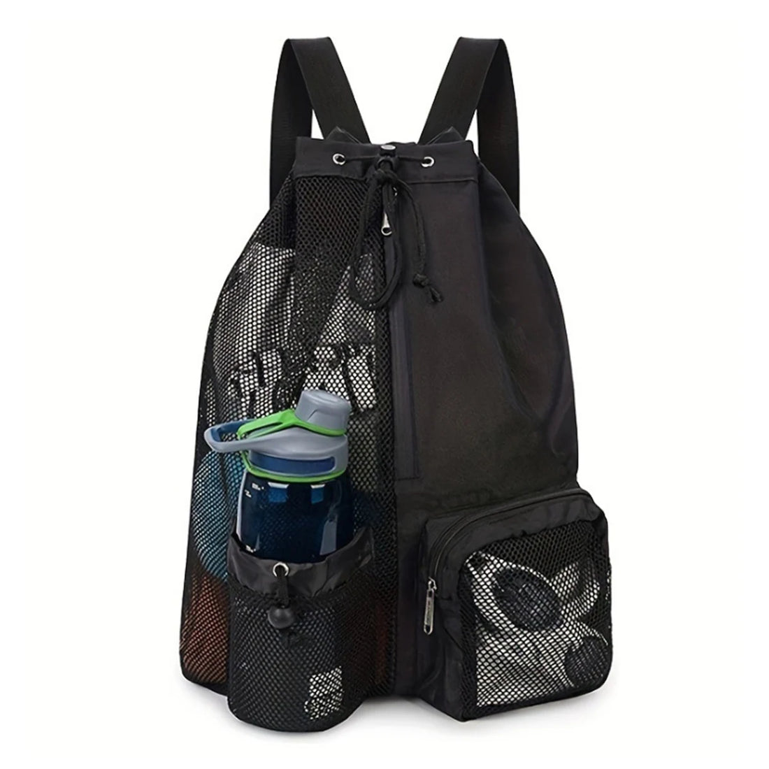 Mesh Drawstring Gym Backpack