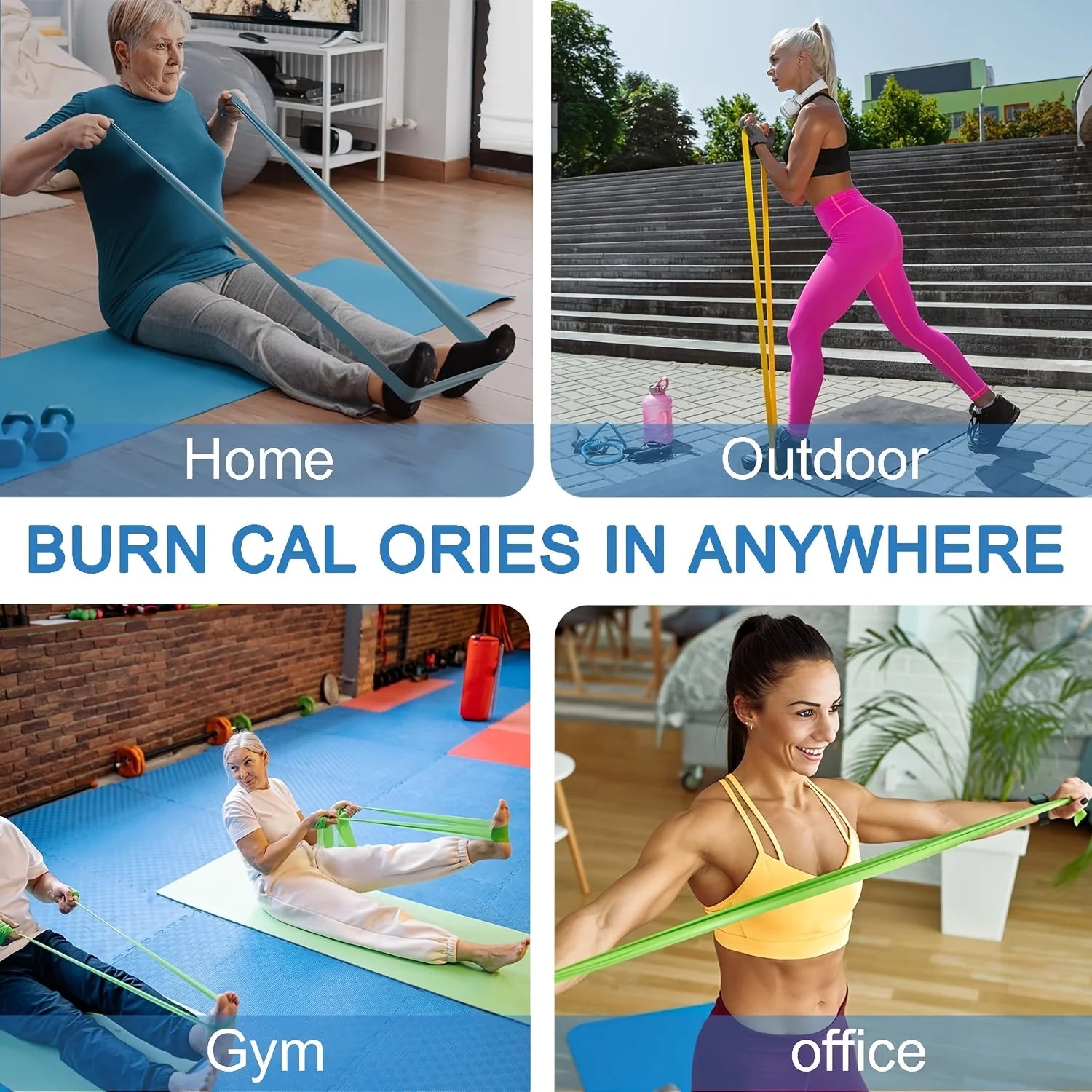 Yoga Resistance Training Bands
